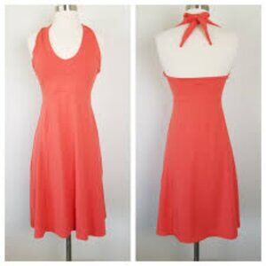 PATAGONIA Morning Glory Pink Halter Active Dress M